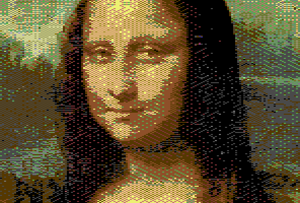 The Mona Lisa as multicolor FLI