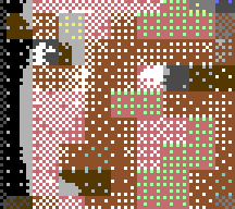 Two-color mix, more tones in hires