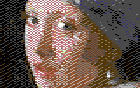 The same detail as multicolor FLI with sprites
